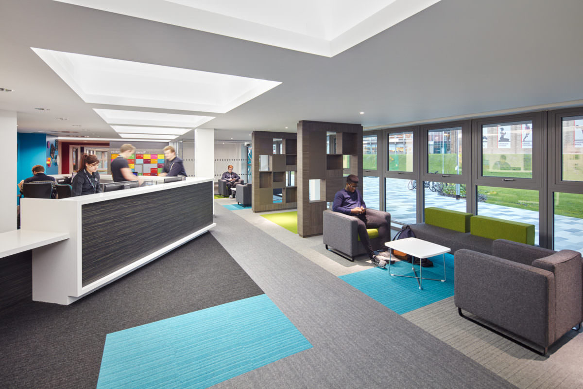 Salford University student residences Space Contract Interiors