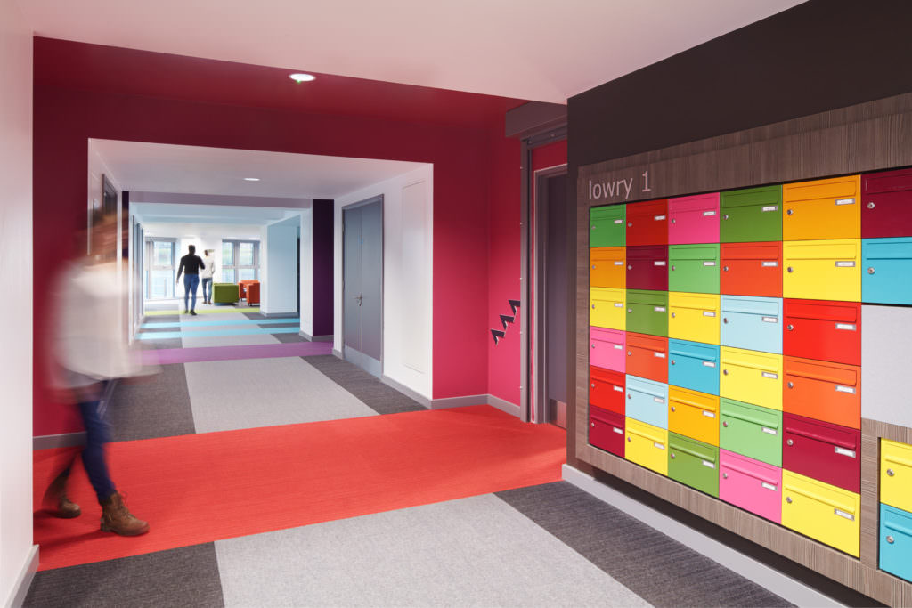 Salford University student residences Space Contract Interiors
